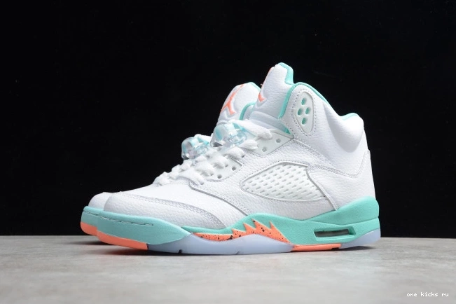 Cheap 5 Air GS 440892-100 Jordan Aqua Light 0521